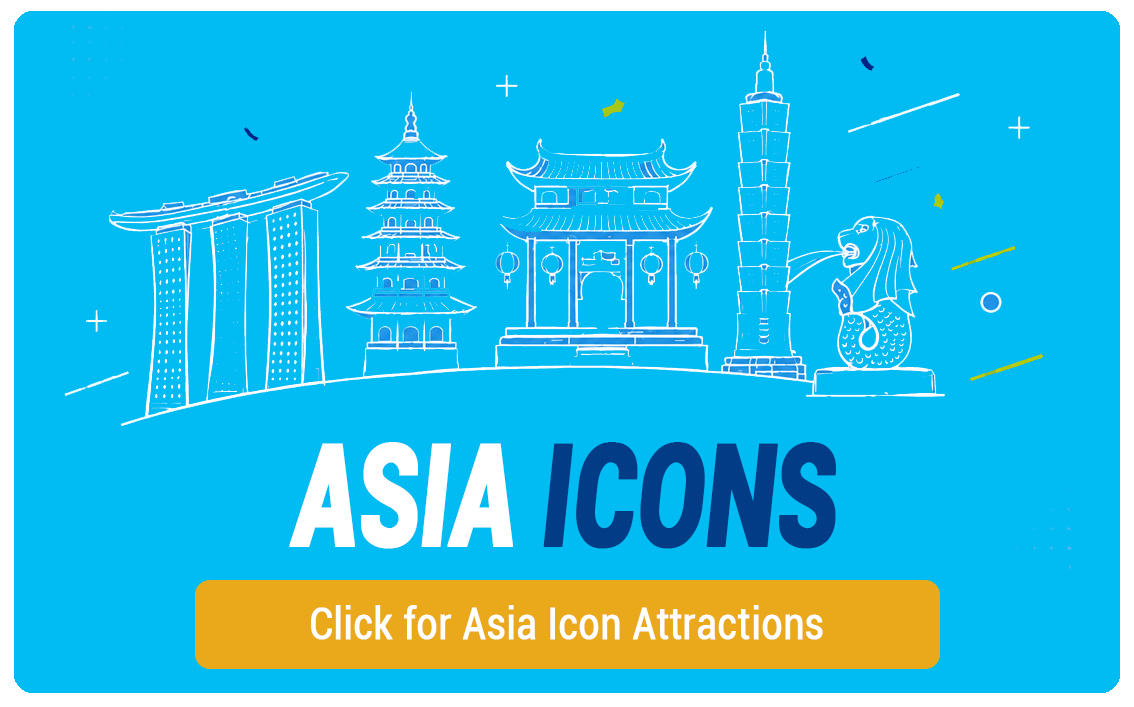 Browse iconic attractions and must-see experiences across Asia with Room-Res.