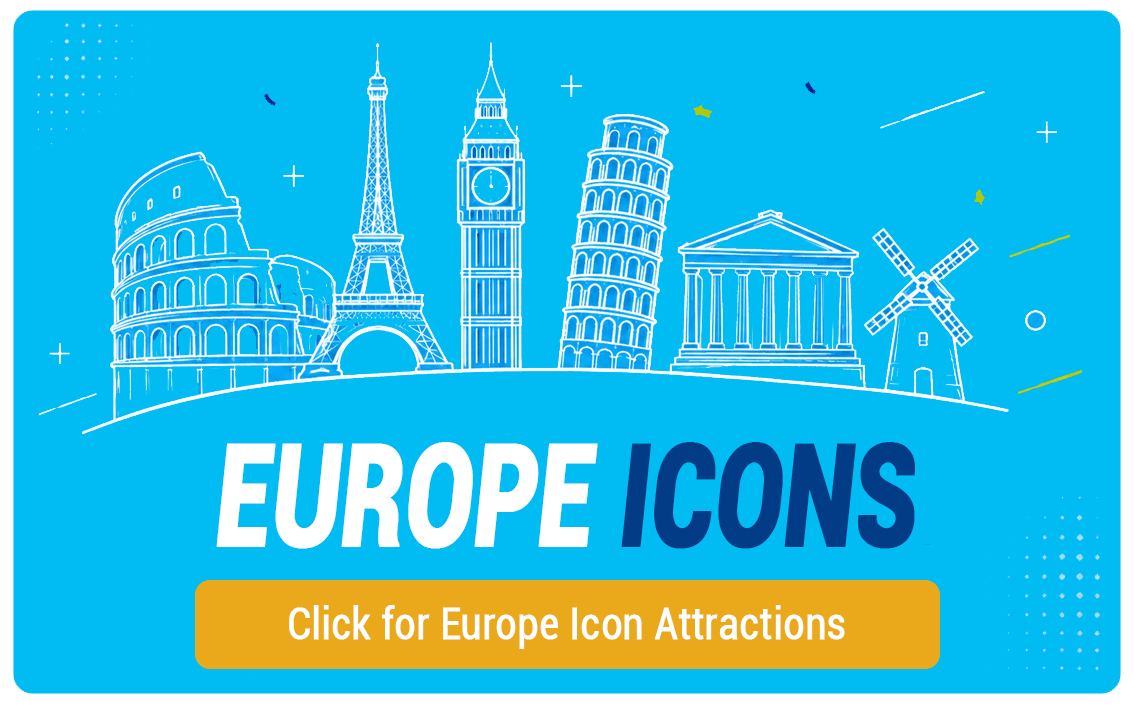Browse iconic European attractions, landmarks and cultural experiences with Room-Res.